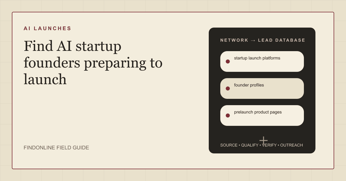 Find AI startup founders preparing to launch using launch platforms, founder profiles, and prelaunch pages.